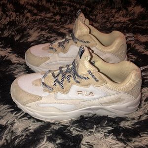 fila ray tracer womens beige